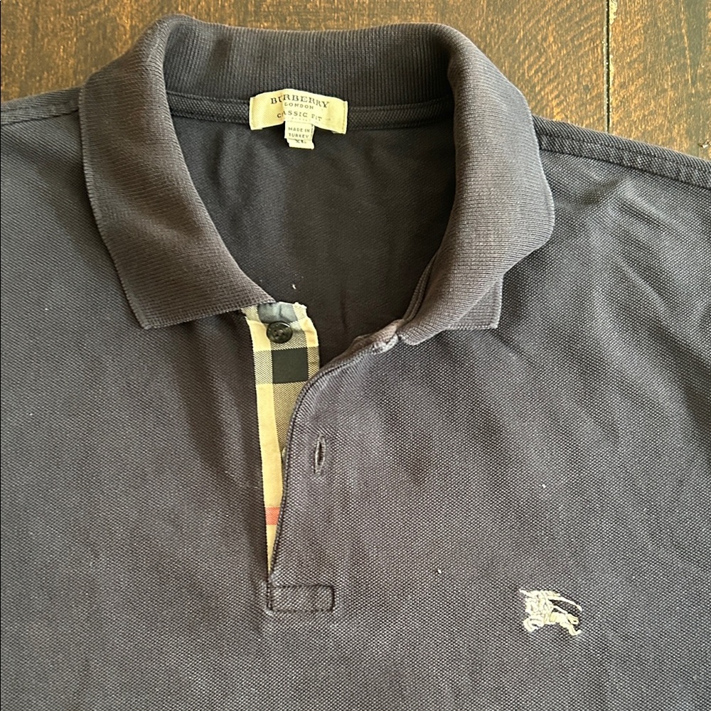 Burberry Black Polo
